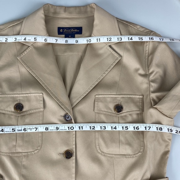 Brooks Brothers Tan Utility Safari Style Jacket - Picture 8 of 12